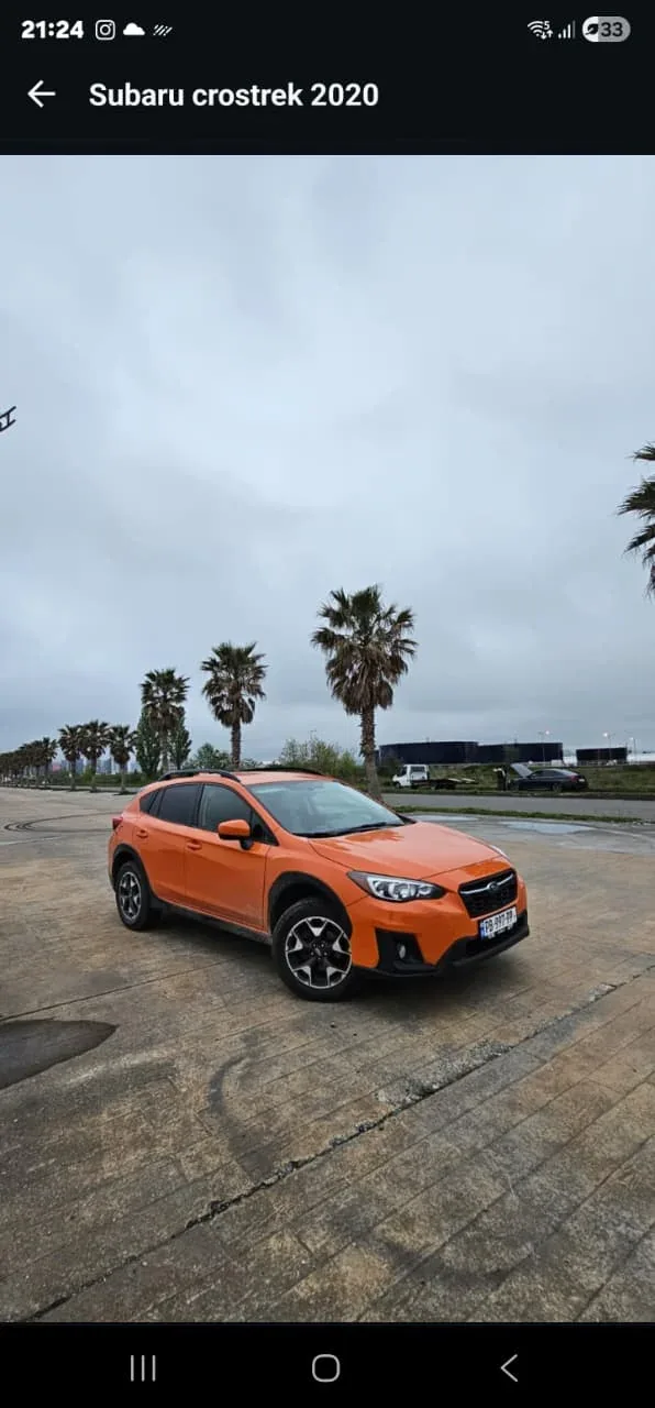 Subaru Crosstrek 2018 — аренда авто в Грузии, Cartome